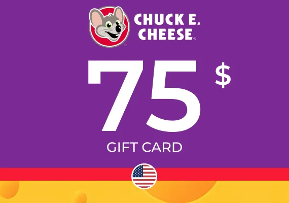 Chuck E.Cheese's Gift Card 75 USD Key - UNITED STATES